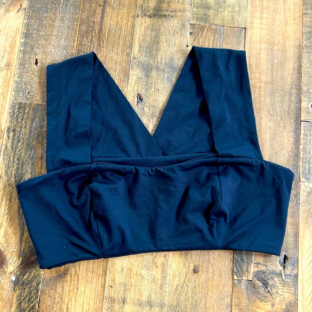L*Space Black Bikini Top
